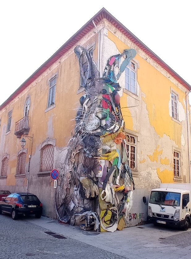 Conejo Oporto. Arte callejero